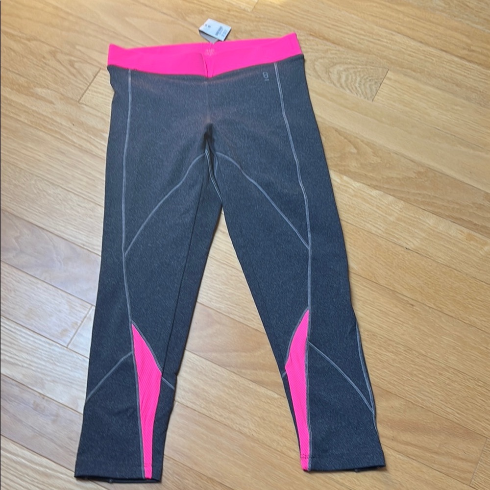 Pink and Gray Workout Leggings